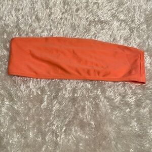 PrettyLittleThing Orange Bikini Top